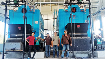 Two SZL Steam Boilers Exported To In
