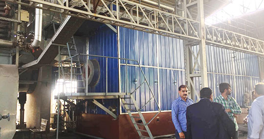 25ton Coal Fired Steam Boiler Installed in Pakistan