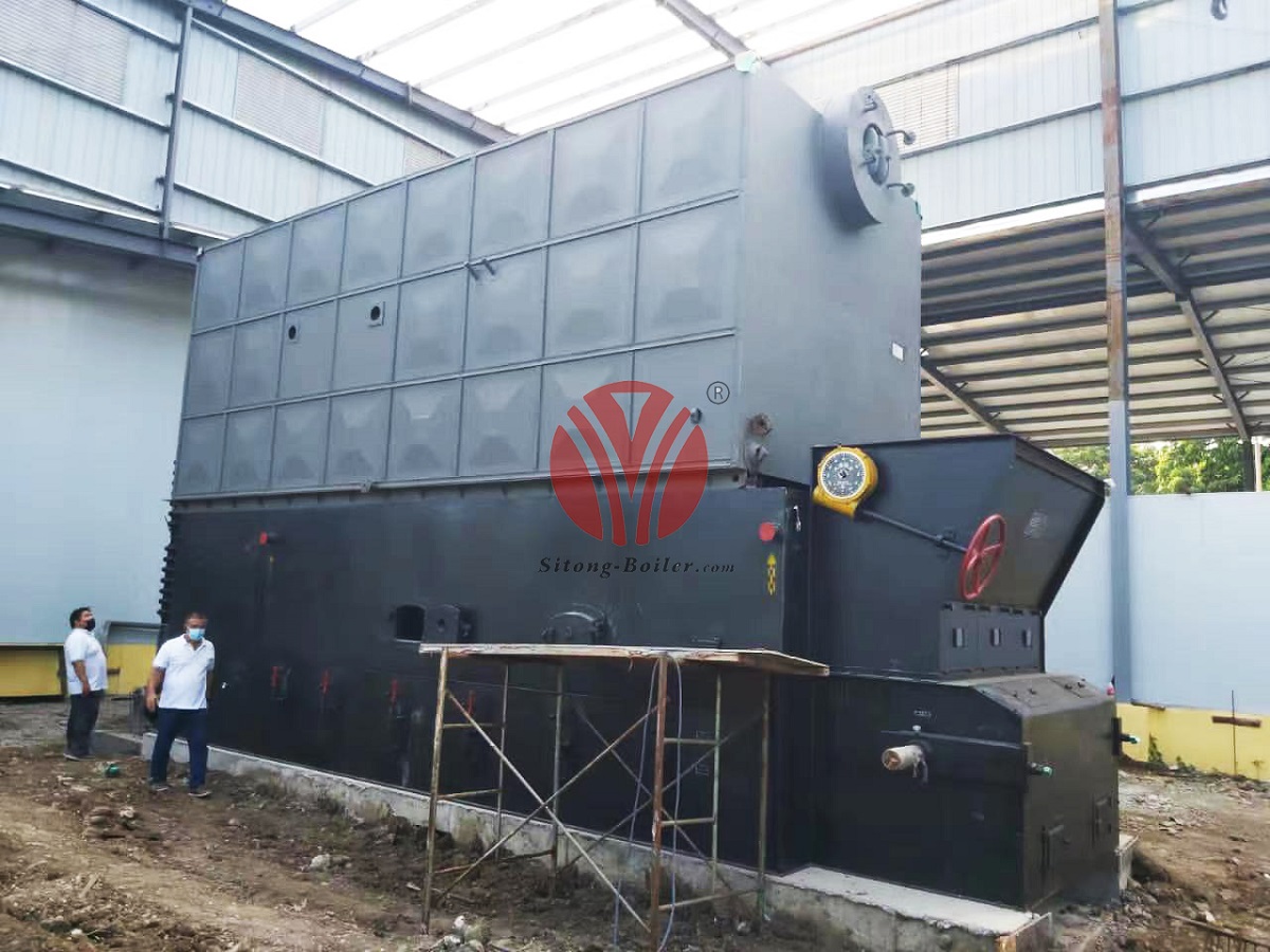 8 ton Coal Biomass Fired Boiler For Food Factory in the Philippines 
