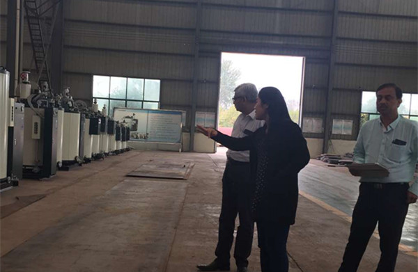 Shanghai International Boiler Exhibition Participants Visit Sitong Boiler Factory