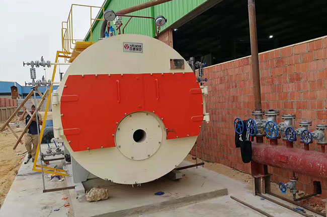 4t/h Gas Fired Wet Back Structure Steam Boiler