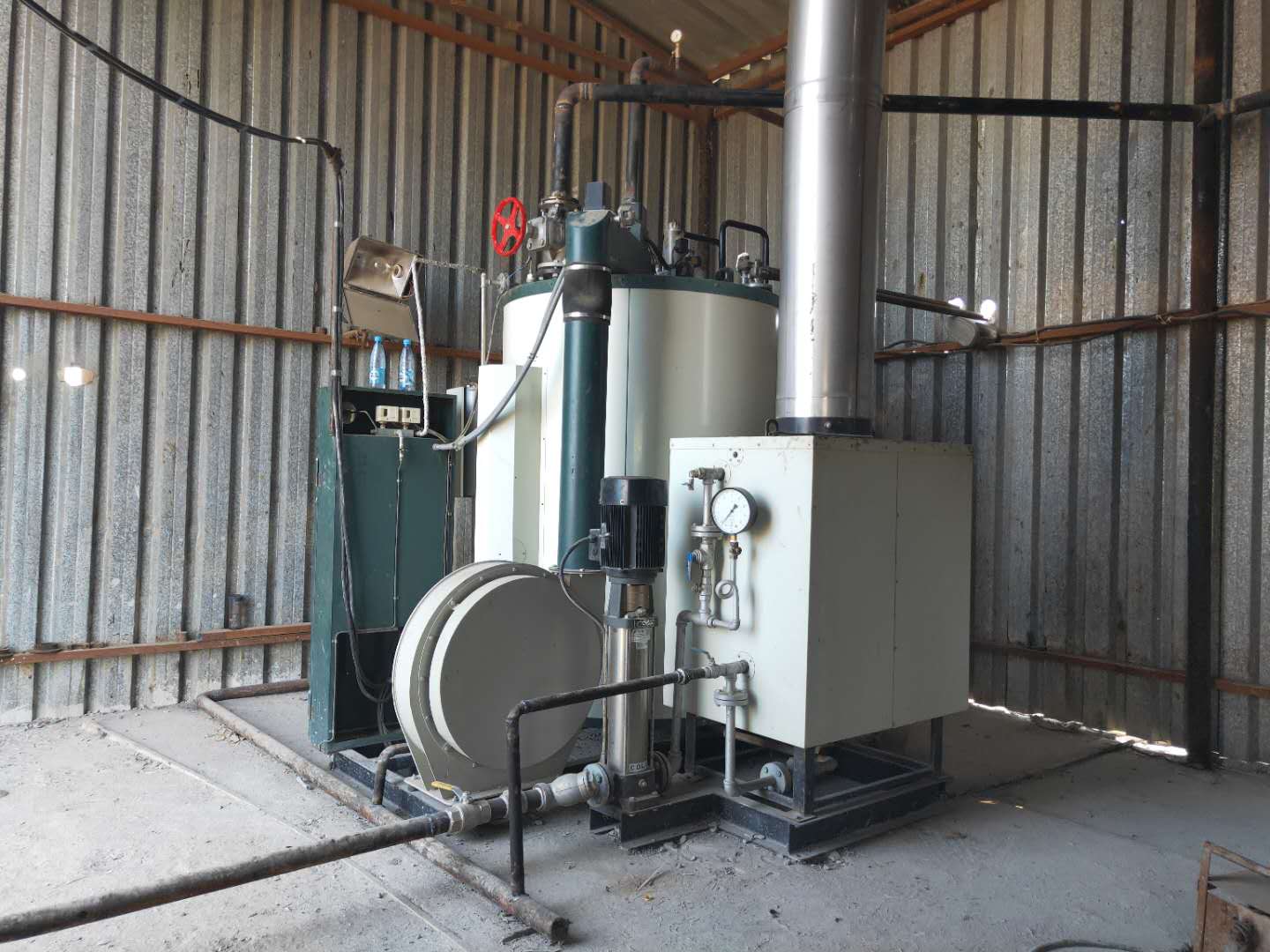 Once Through Steam Boiler Used for Cleaning Oil Tank