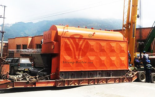 8 ton Coal Biomass Fired Steam Boiler Used for a Feed Factory in Pakistan