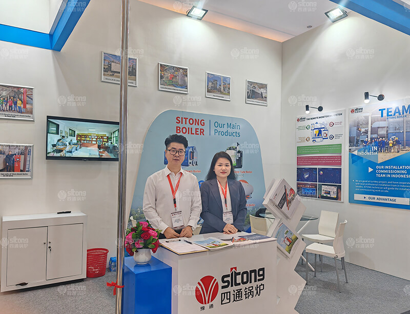 Sitong Boiler with Full Harvest at the 2023 Indonesia International Heating Technology Exhibition