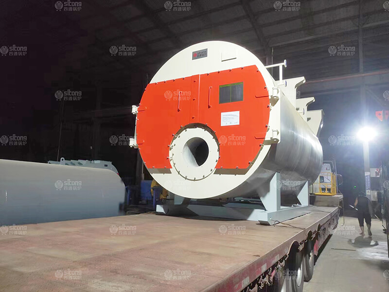 10 ton Heavy Oil and Natural Gas Fired Steam Boiler Used for a Garment Factory in the Bangladesh