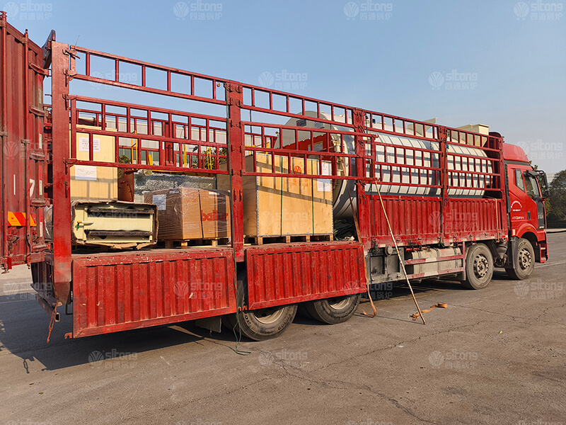 4 ton of LPG Fired Steam Boiler Used For a Meat Processing Enterprise in the Philippines