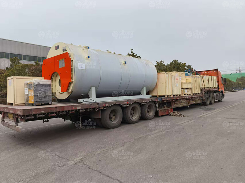 6 ton Dual Fuels Fired Steam Boiler Used for a Soft Drink Factory in Senegal