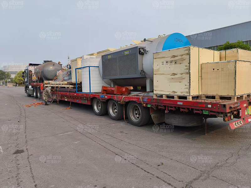 3 ton of Electric Heating Steam Boiler Used for a Cosmetic Enterprise in Mexico