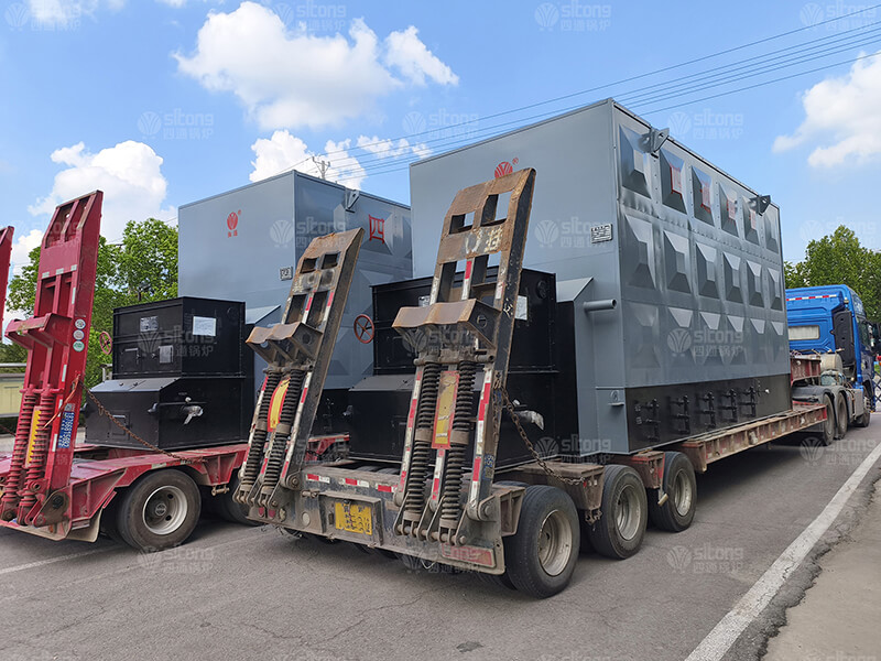 2 Sets of 3800kw of Wood Fired Hot Blast Stoves Used for a Salt Factory in Kenya