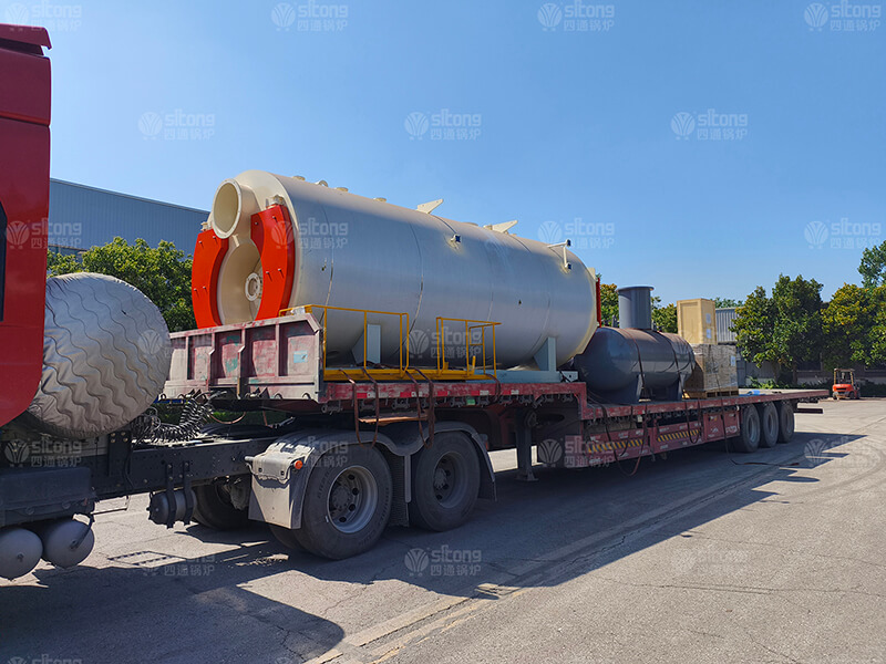 4 tons of Natural Gas Fired Steam Boiler Used for a Bread Production Enterprise in Kazakhstan
